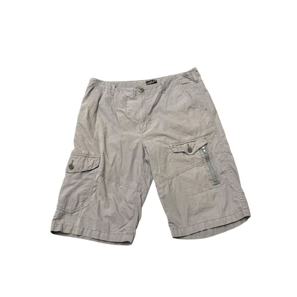 Helix Men's Gray Cargo Shorts Size 38